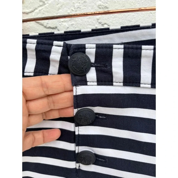 New Express Womens Low Rise Skinny Leg Ankle Fit Sailor Pants Stripes Sz 6R - Picture 4 of 14